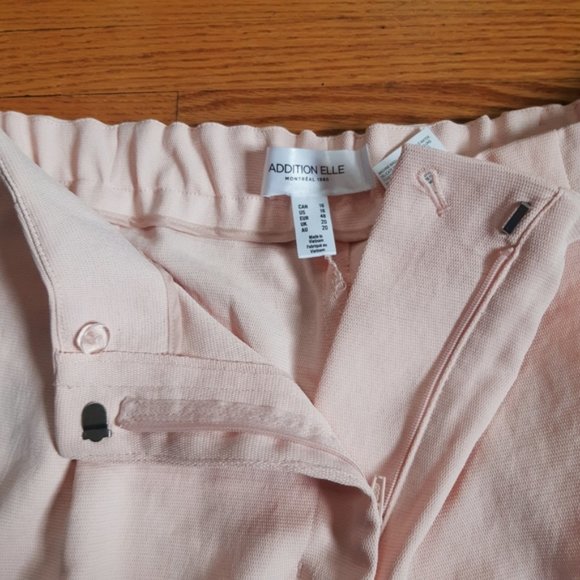 Addition Elle light pink salmon summer suit pants size 16 - Picture 5 of 7